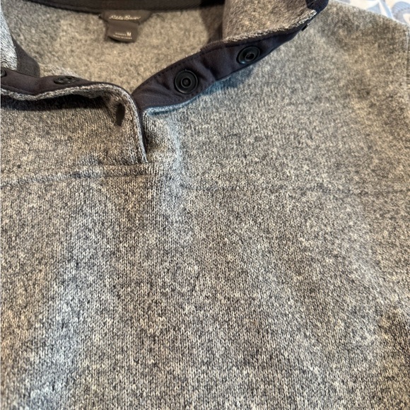 Eddie Bauer Men's Heather Gray Crewneck Sweater - Picture 5 of 5